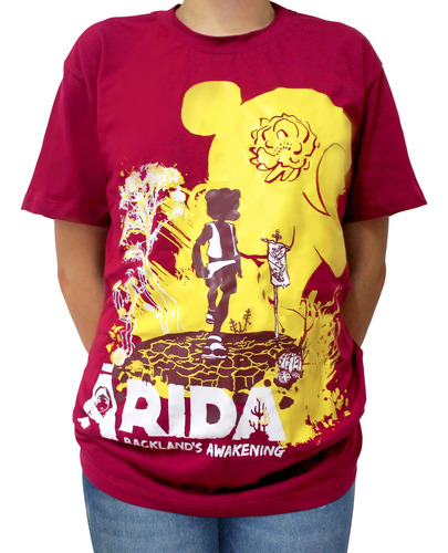 Camisa Arida: Backlands Awakening - Vermelha | Aoca Game Lab