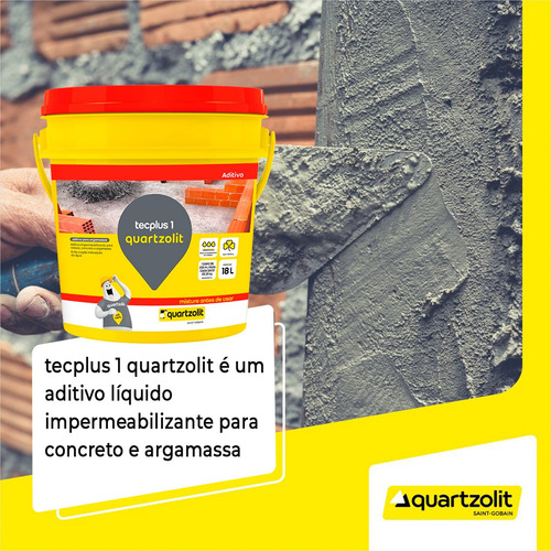 Tecplus 1 Impermeabilizante De Concreto E Argamassas - Quart