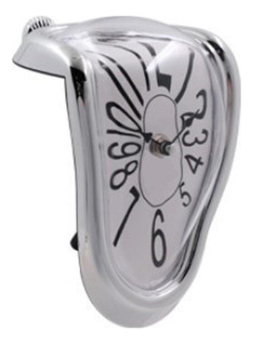 Reloj De Fusión Reloj Derretido Reloj De Pared Plata Árabe
