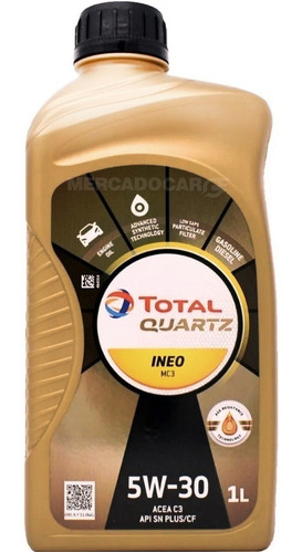 Aceite Total Quartz Ineo 5w30 X 1 Litros 100 % Sintético