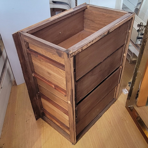Cajonera 4 Cajones 54x35x69 Interior De Placard Madera Maciz (Usado)