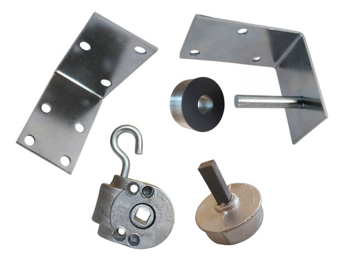 Kit 10 Toldo Cortina Retratil Redutor Mancal Bucha Cobertura 2 Polegadas