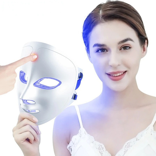 Máscara Facial Led  Fototerap 7 Color Anti Arrugas Acné Edad