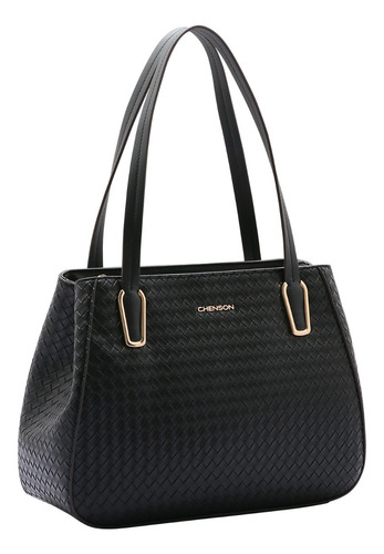 Bolsa Feminina Chenson Classic De Mão Original Moda Estilosa Cor Preto