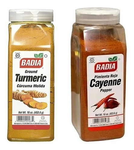 Badia Curcuma Y Cayena Pimienta Roja Caye - g a $30