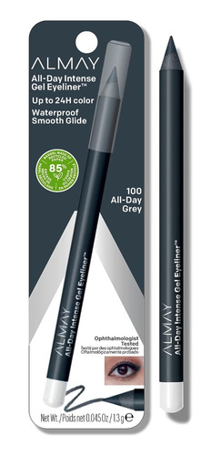 Delineador De Ojos Almay All-day Intense Gel Tono Grey
