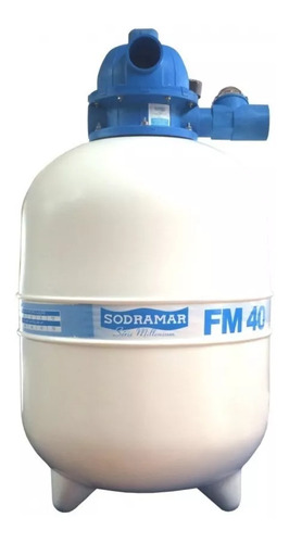 Imagem 1 de 1 de Filtro de areia para piscina Sodramar FM-40 de 6 vias