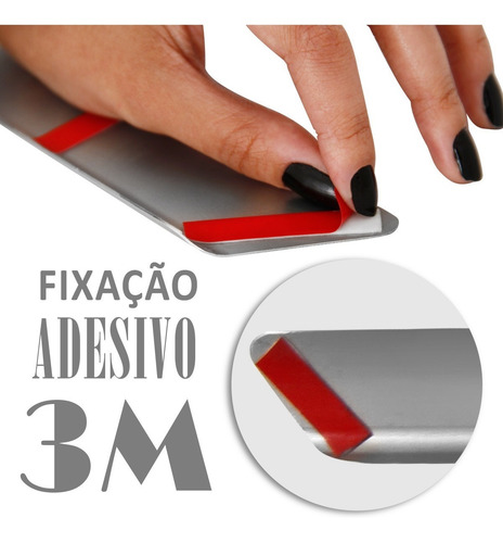 Imagem 3 de 4 de Soleira Aço Inox Escovado Prisma 2013 2014 2015 2016 2017 18