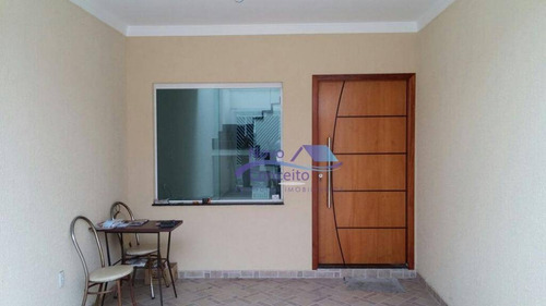 Sobrado Com 3 Dormitórios À Venda, 110 M² Por R$ 510.000 - Jardim Vila Formosa - São Paulo/sp - So0093
