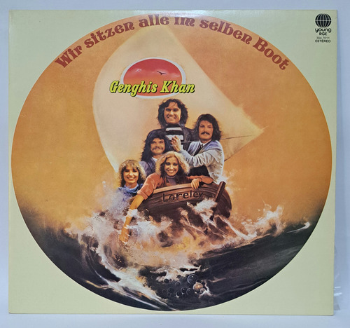 Genghis Khan 4 Discos Vinil Lp Coleção Pop Disco Raridades