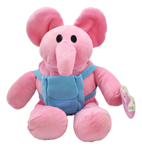 Peluche Pocoyo Elly 30cm Rosa Softies Famosa