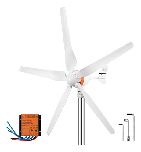 Generador Energía Eólica Aerogenerador 12 V  500w 5 Aspas