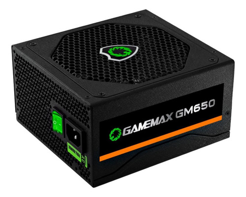 Fonte de alimentação para PC GameMax GM650 650W  preta 100V/240V