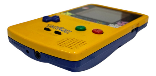 Consola Nintendo Game Boy Color Modelo Pokemon Sin Sonido Amarillo (Usado)