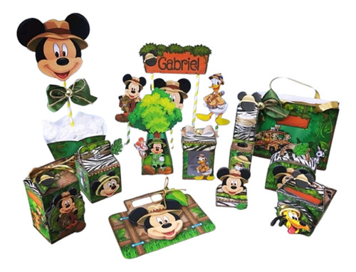 Arquivo De Corte Mickey Safari 01