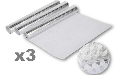 Papel Aluminio Adhesivo 3m X 3m Para Cocina Y Muebles