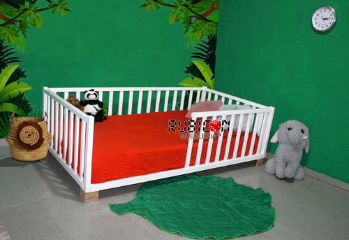 Casita De Sueños Camita Montessori Cuna De Madera Infantil 