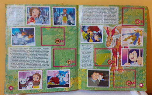 Album * Digimon 2** 131 Figuritas. Año 2000 (Usado)