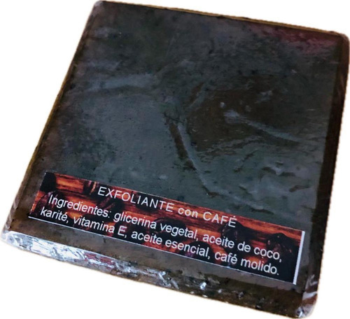 Jabones Artesanales Vegetales Exfoliante Con Café