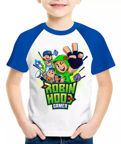 Camiseta Robin Hood Gamer r Camisa Manga Longa Robin