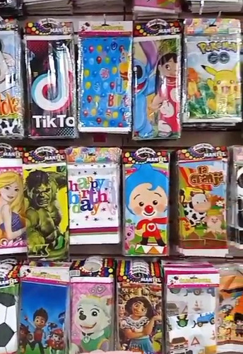 Mantel Encanto Payaso Plin Plin, Hulk Stitch Pop It Barbie.