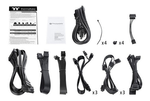 Fonte de alimentação Thermaltake Toughpower Gf1 1000w 80+ Gol