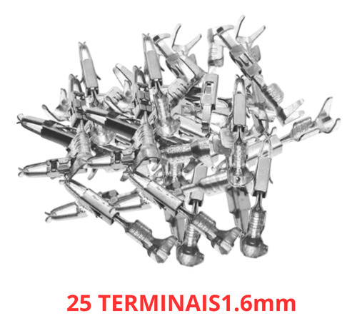 25 - Terminal Micro Power Timer 1,6 Mm Fêmea Módulo Injeção