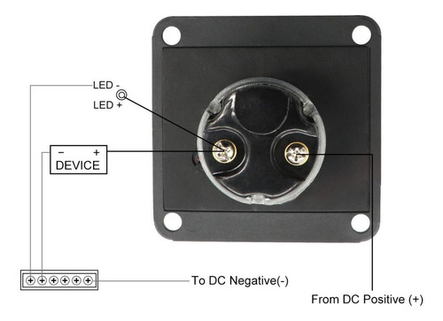 Panel De Interruptor De Encendido Con Llave Automática Con