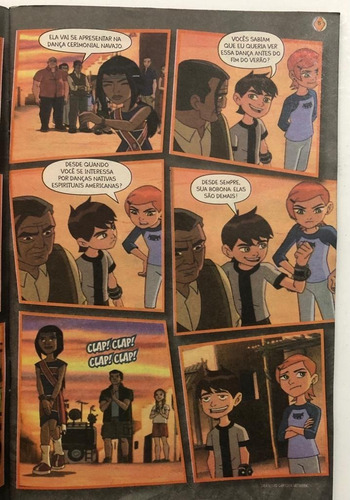 Kit 1 Gibi Turma Da Mônica + 4 Gibis Ben10 Sem Repetição