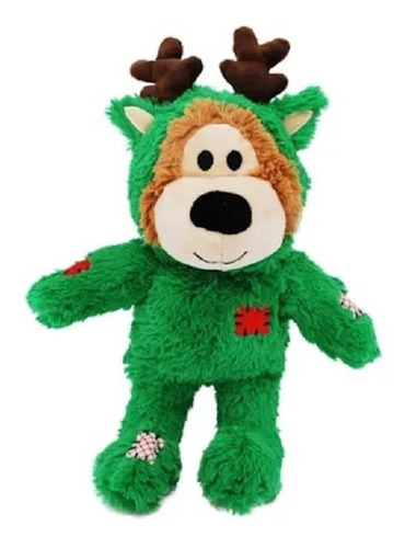 Juguete Kong Perro Oso Wild Knots Christmas Green- S/m