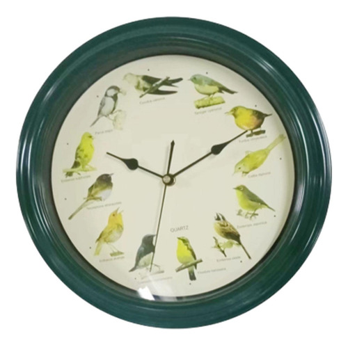 Reloj De Pared Con Pájaro Cantor, Reloj De Pared Con