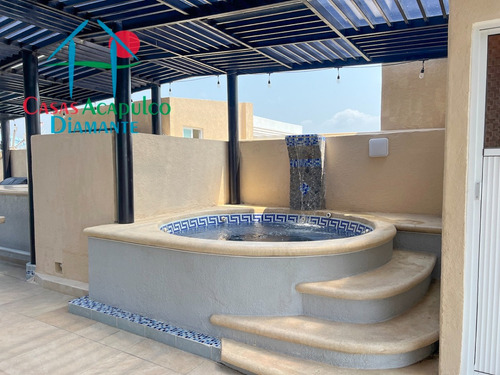 Cad Marina Diamante Storm F 05. Penthouse Moderno Con Roof Garden Y Jacuzzi: Tu Escape Privado En Acapulco