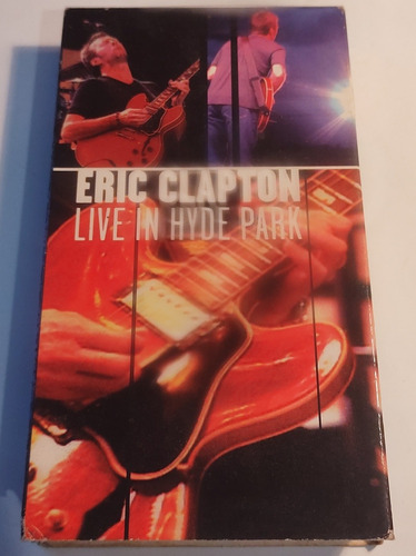 Eric Clapton Live Un Hide Park Vhs Video Casete Ed Usa 1997