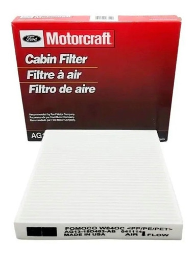 Filtro Aire Acondicionado Motorcraft Ford Explorer 3.5 12-19
