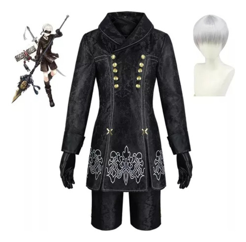 Tipo No.9 S Yorha Automata Nier 9s Traje Cosplay