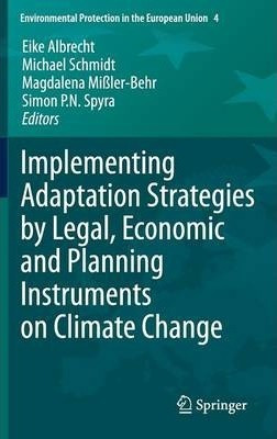 Libro Implementing Adaptation Strategies By Legal, Econom...