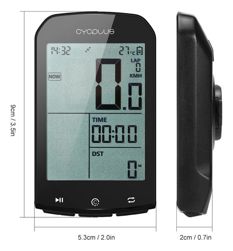 Bx Ordenador De Bicicleta Smart Gps Bt4.0 Ant+ Con