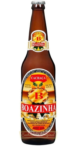 Imagem 1 de 1 de Cachaça Boazinha 600ml
