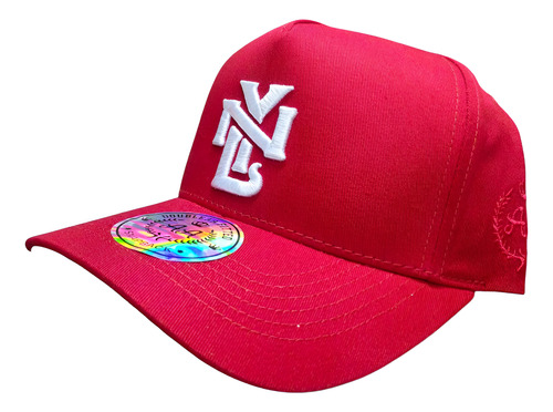 Gorro Jockey Visera Curva Rojo Double Aa Ajustable