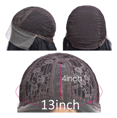Peluca De Moda For Mujer Con Pelo Largo Y Liso Burdeos