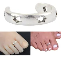 Comprar Anillos De Plata Del Dedo Del Pie De Chica Ajustable Pie Pla