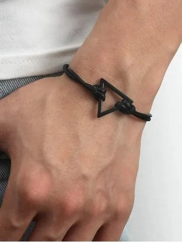 Pulsera Diseño De Triángulo Hombre Vikingo Varios Modelos