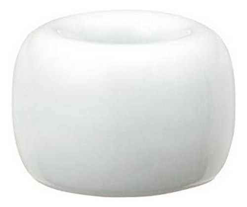 Soporte De Cepillo De Dientes Muji De Porcelana Blanca.