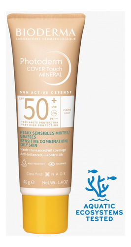 Photoderm Cover Touch Fps50+ (cor Clara) 40ml - Bioderma