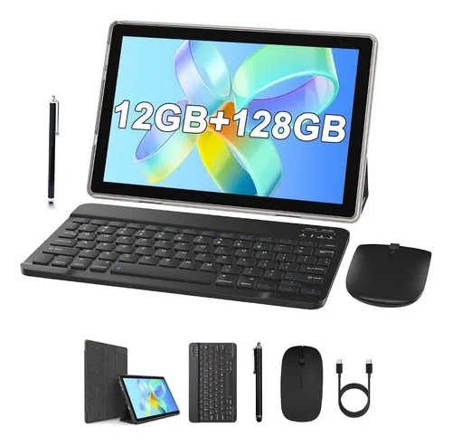 Combo Tablet Con Teclado Lápiz Y Mouse 12gb Ram, 128gb Hd