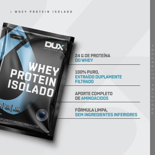 Dux Whey Protein Isolado - Sachês Unitários 27g