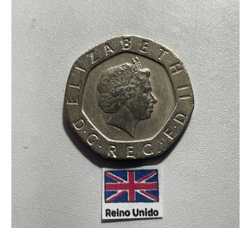 Moeda 20 Pence 2001, In 31 Inglaterra (Usado)
