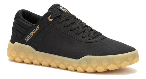 Zapatilla Cat Hex + Canvas Negro Hombre