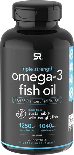 Ultra Omega 3 Wild Alaskan Fish Oil 1250mg 240un Cert Ifos 5