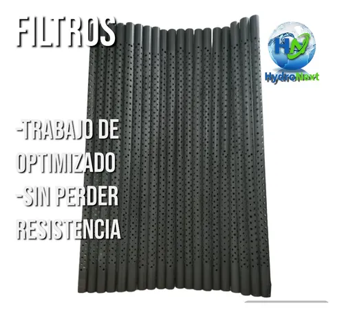 Filtro Para Perforacion Agua Malla Acero Inox 1.50x50 Costa